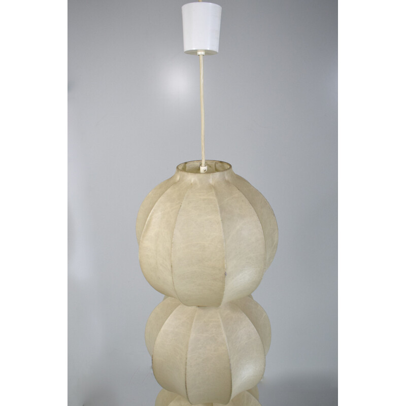 Vintage suspension Kattala cocoon , Friedel Wauer for Goldkant Leuchten 1960