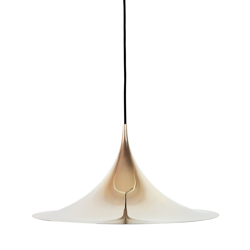 Vintage pendant lamp Semi by Bonderup and Thorup Fog og Mørup Danish , 1968