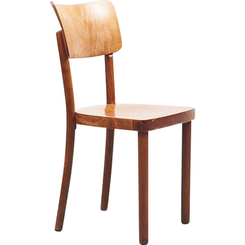 Vintage Oak Bistro Chair