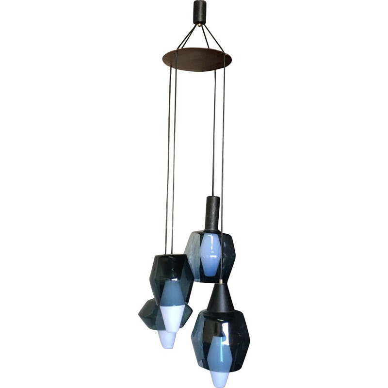 Vintage Tapio chandelier Wirkkala for italy 1960