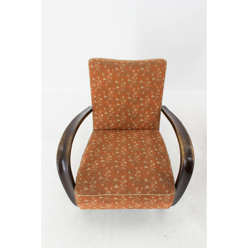 Paire de fauteuils vintage H 269 de Jindrich Halabala 1930
