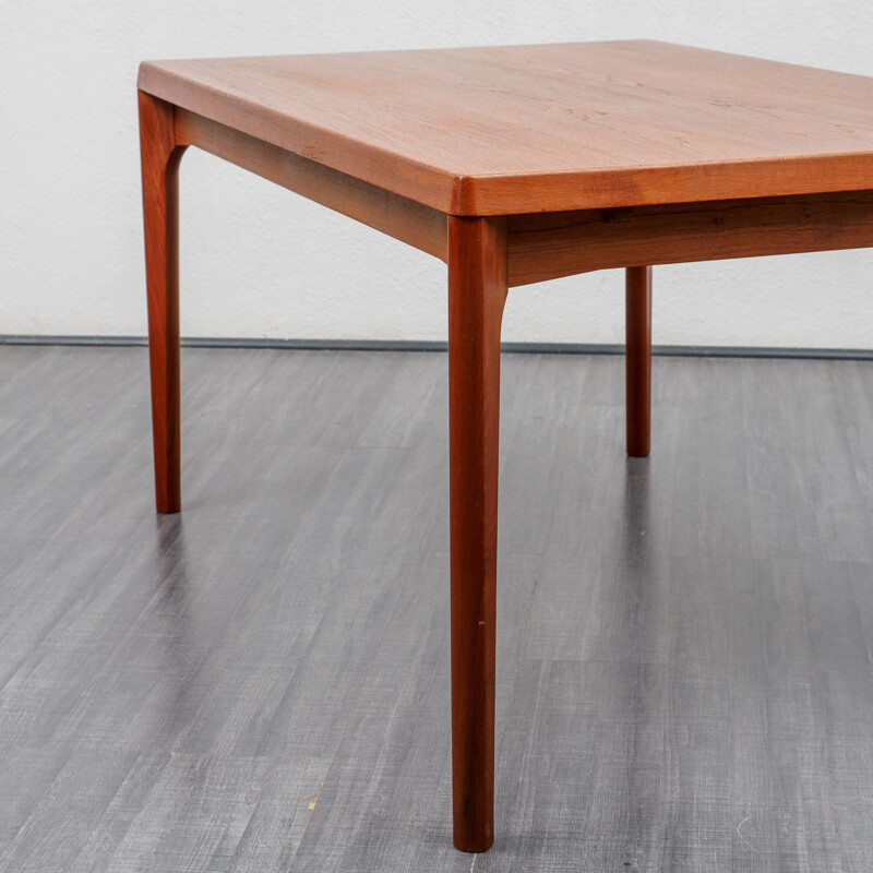 Midcentury dining table, teak, Henning Kjaernulf, Denmark