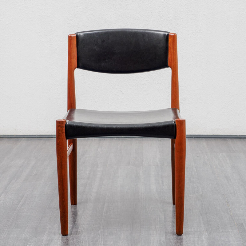 Set of 6 Vintage Teak Chairs Glostrup Danish  