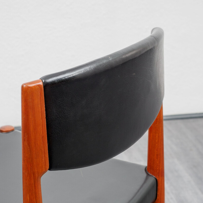 Set of 6 Vintage Teak Chairs Glostrup Danish  