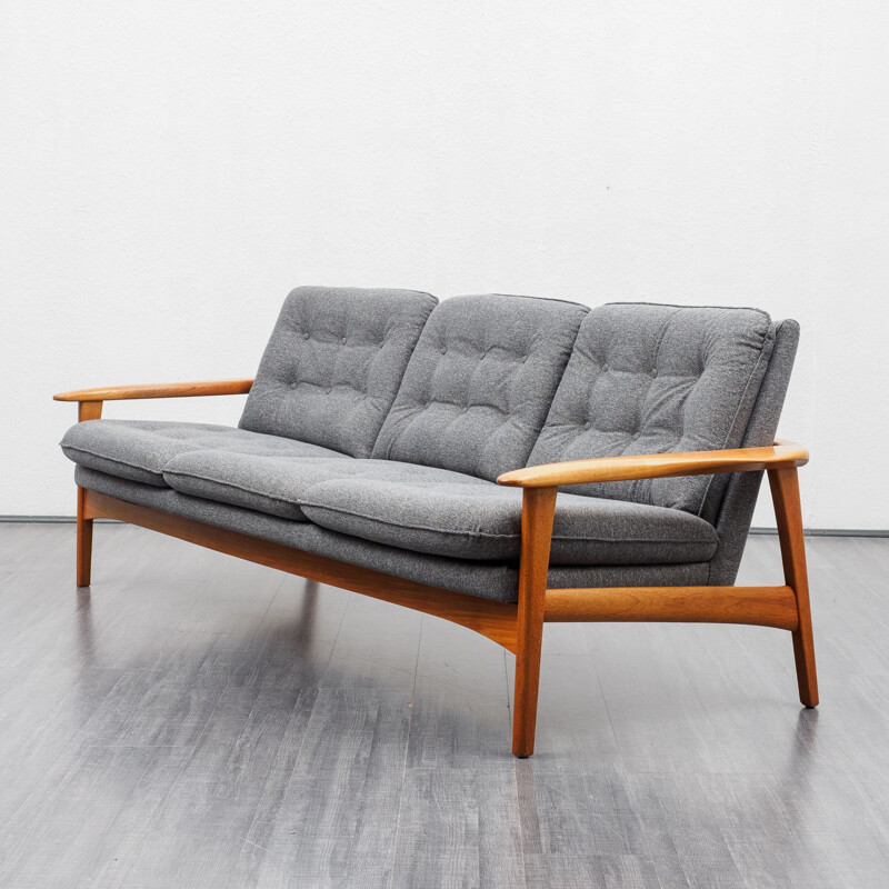 Vintage teak sofa Scandinavian , 1960s