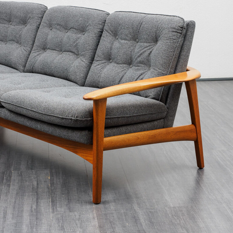 Vintage teak sofa Scandinavian , 1960s