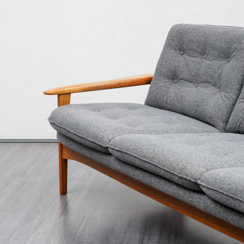 Vintage teak sofa Scandinavian , 1960s