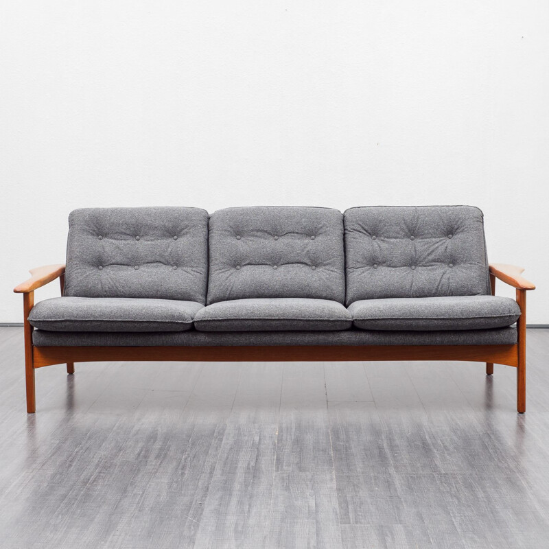 Vintage teak sofa Scandinavian , 1960s