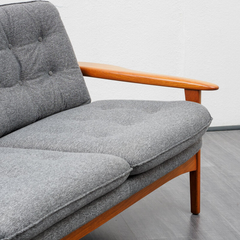 Vintage teak sofa Scandinavian , 1960s