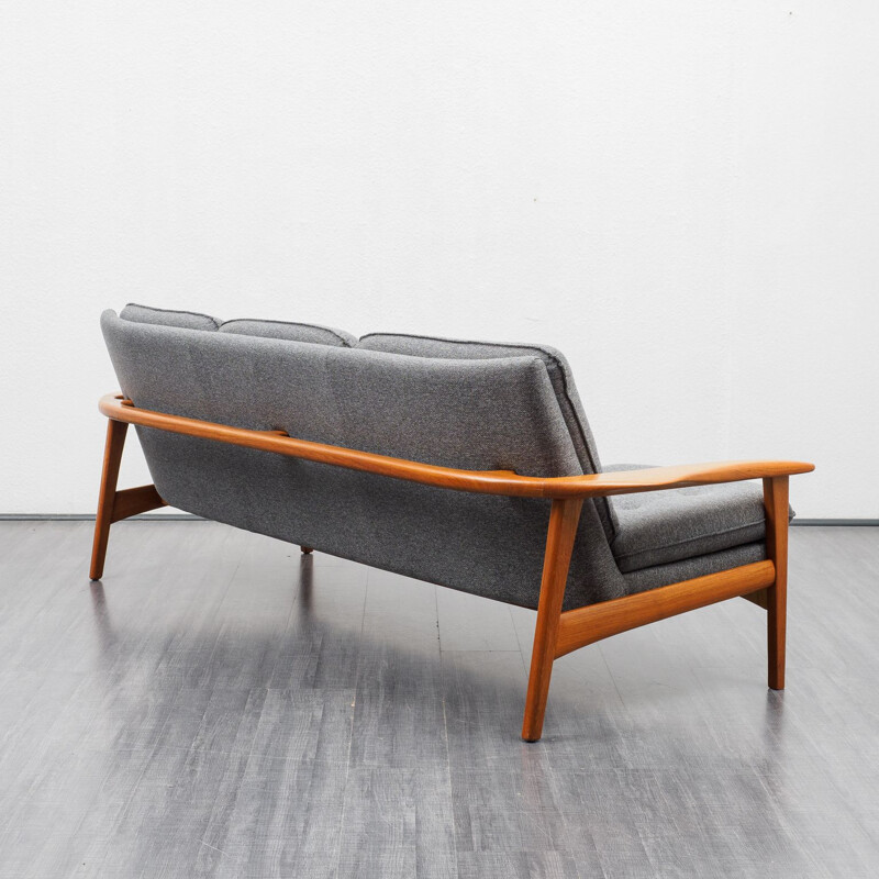 Vintage teak sofa Scandinavian , 1960s