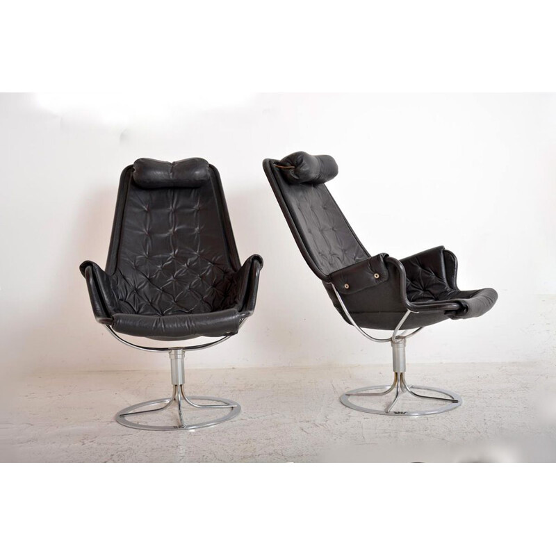 Pair of "Jetson" vintage armchairs Bruno Mathsson 1969