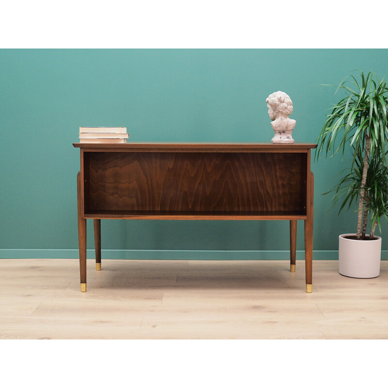 Vintage  Desk walnut, Danish 1970