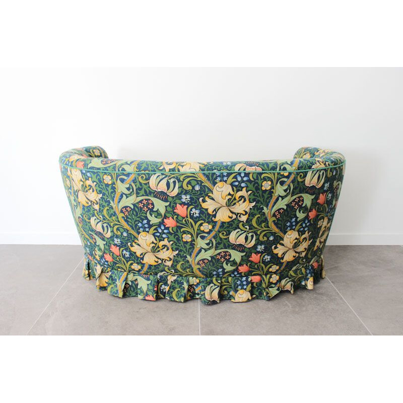 Vintage danish 1940's banana sofa