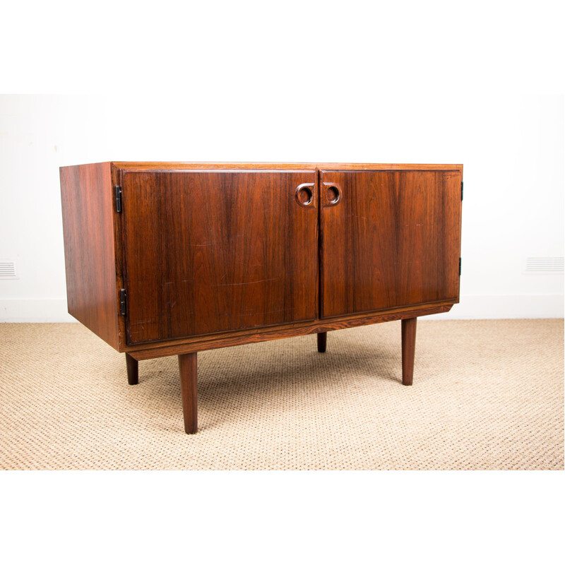 Buffet ou petite enfilade en palissandre de Rio par Sven Ellekaer Danoise 1960