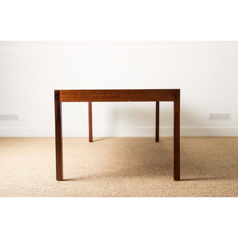 Large Vintage coffee table in Rio Rosewood by Hans Wegner for Andreas Tuck Danish 1960