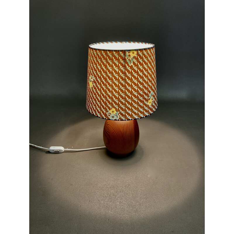 Lampe vintage teck scandinave 1950