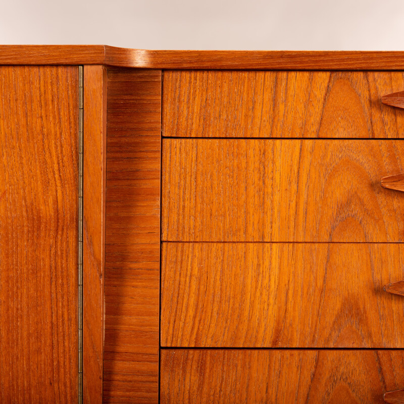  Mid-Century Teak Secretaire from Spejl Kobberbeskytter, Danish 1960s