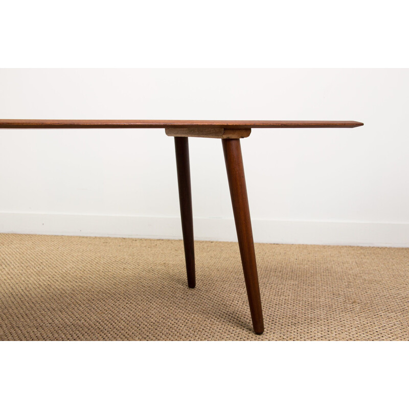 Large Vintage Danish Teak coffee table 1960