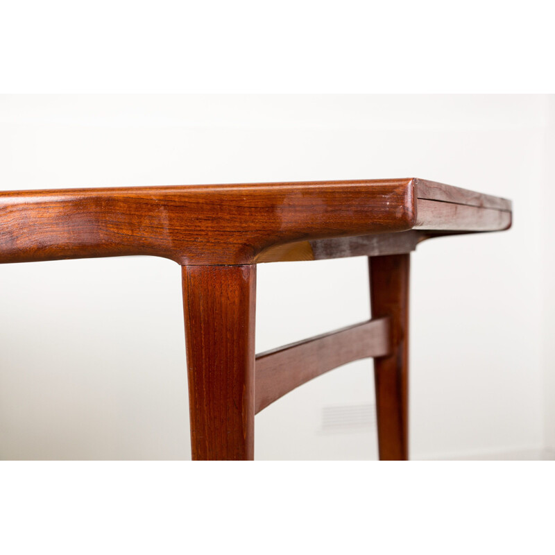 Vintage teak dining table Johannes Andersen Scandinavian 1960