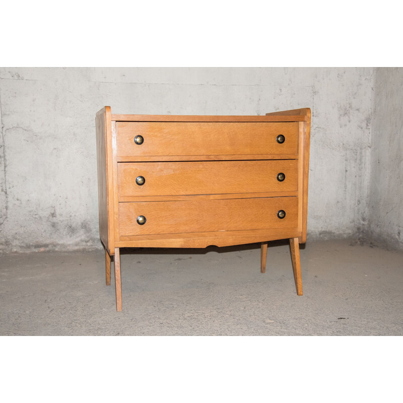 Vintage 3 drawers chest 1960