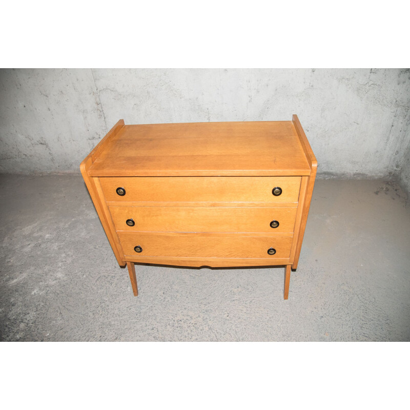 Commode vintage 3 tiroirs 1960