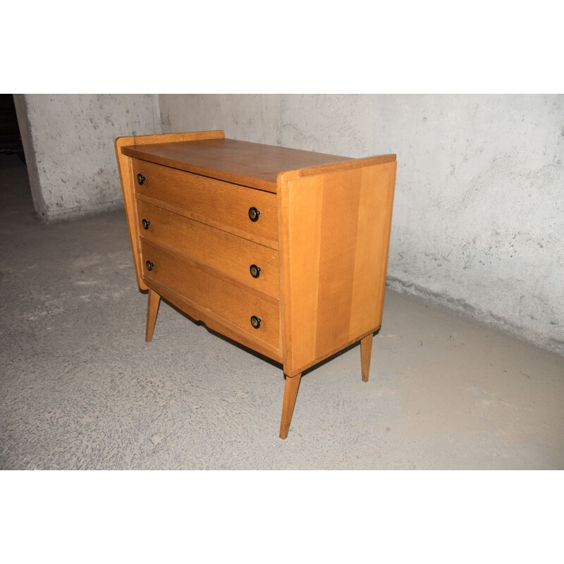 Commode vintage 3 tiroirs 1960