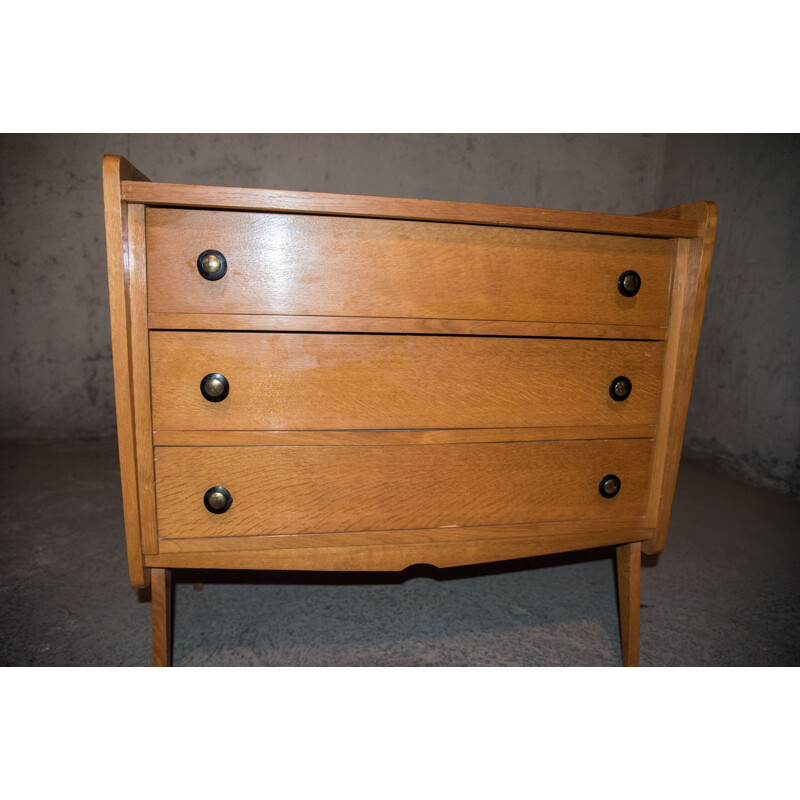 Commode vintage 3 tiroirs 1960