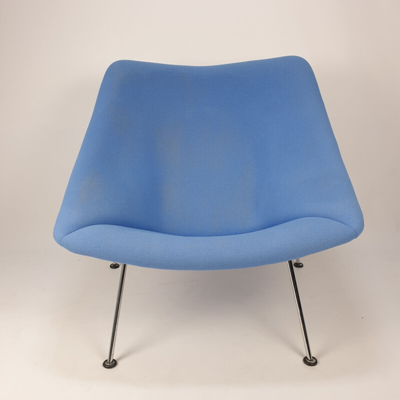 Vintage Oyster Chair with Ottoman by Pierre Paulin for Artifort, 1980s