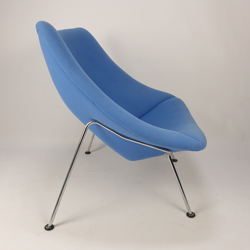 Vintage Oyster Chair with Ottoman by Pierre Paulin for Artifort, 1980s