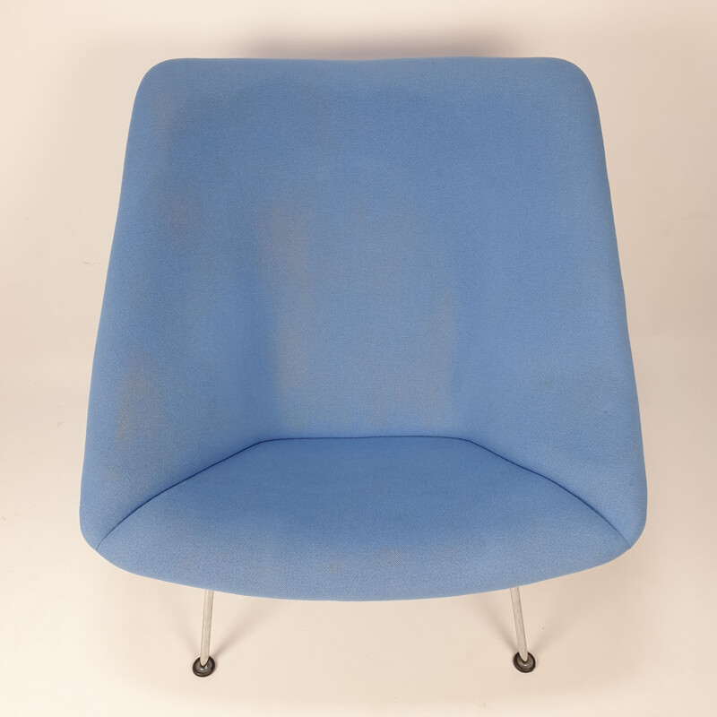 Vintage Oyster Chair with Ottoman by Pierre Paulin for Artifort, 1980s