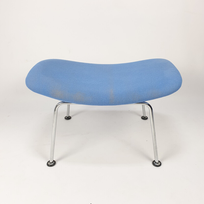 Vintage Oyster Chair with Ottoman by Pierre Paulin for Artifort, 1980s