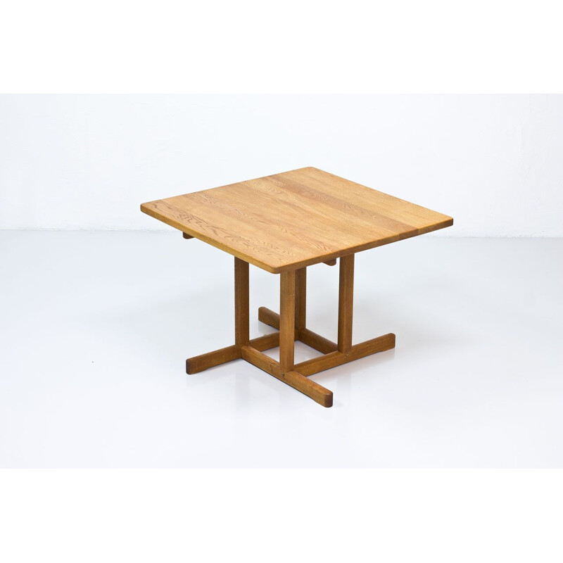 Vintage Solid Oak Dining Table by Børge Mogensen for Fredericia, 1960s