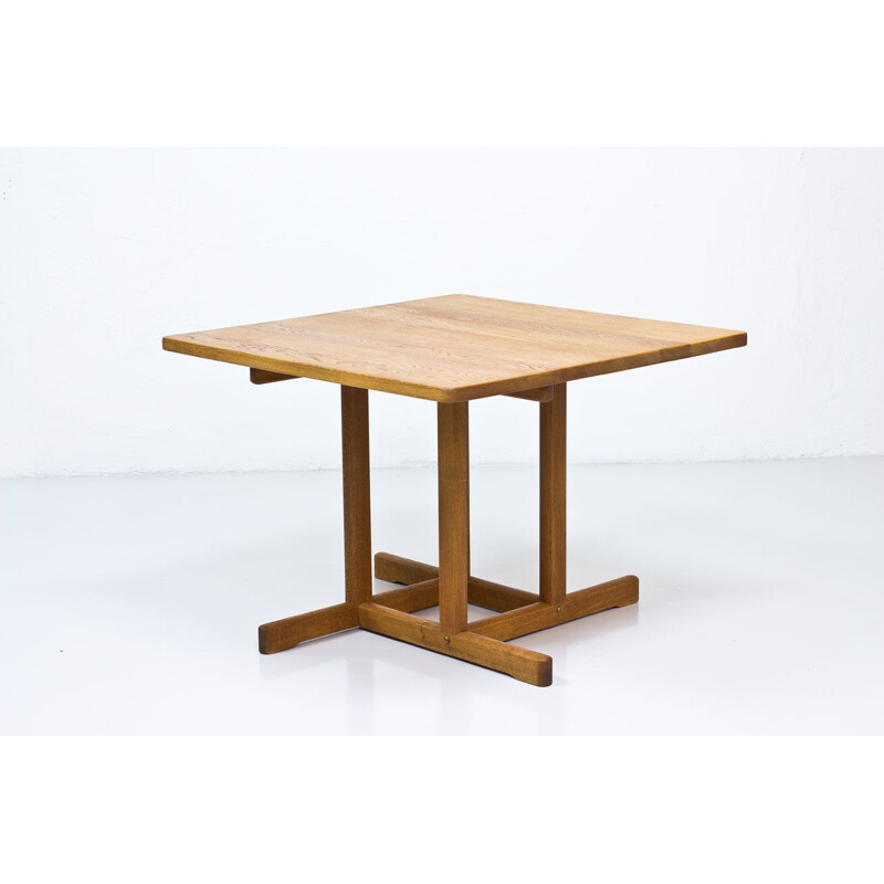 Vintage Solid Oak Dining Table by Børge Mogensen for Fredericia, 1960s