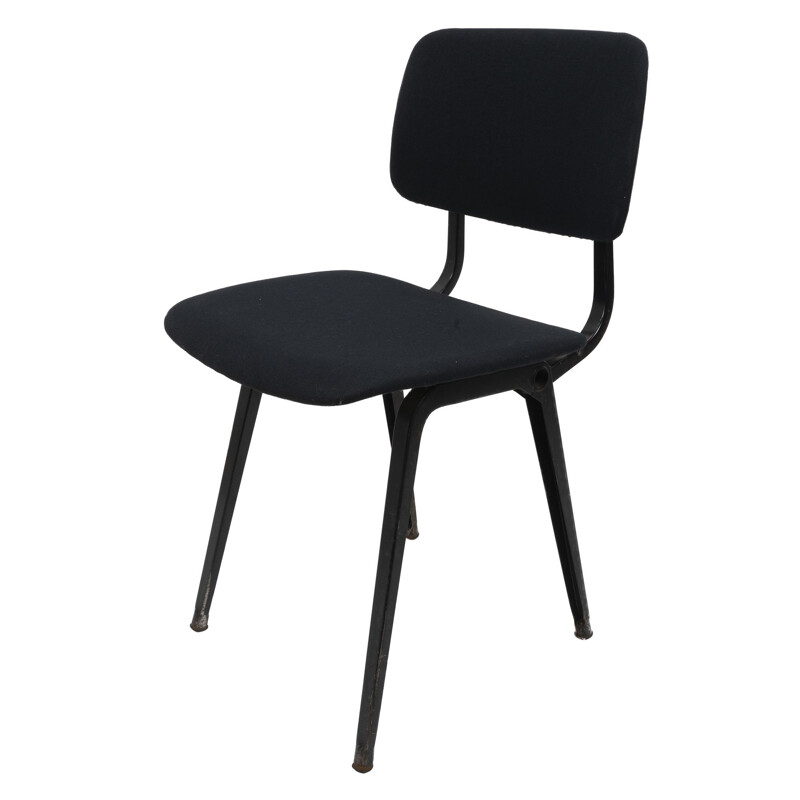 Vintage dining chair by Friso Kramer  black metal