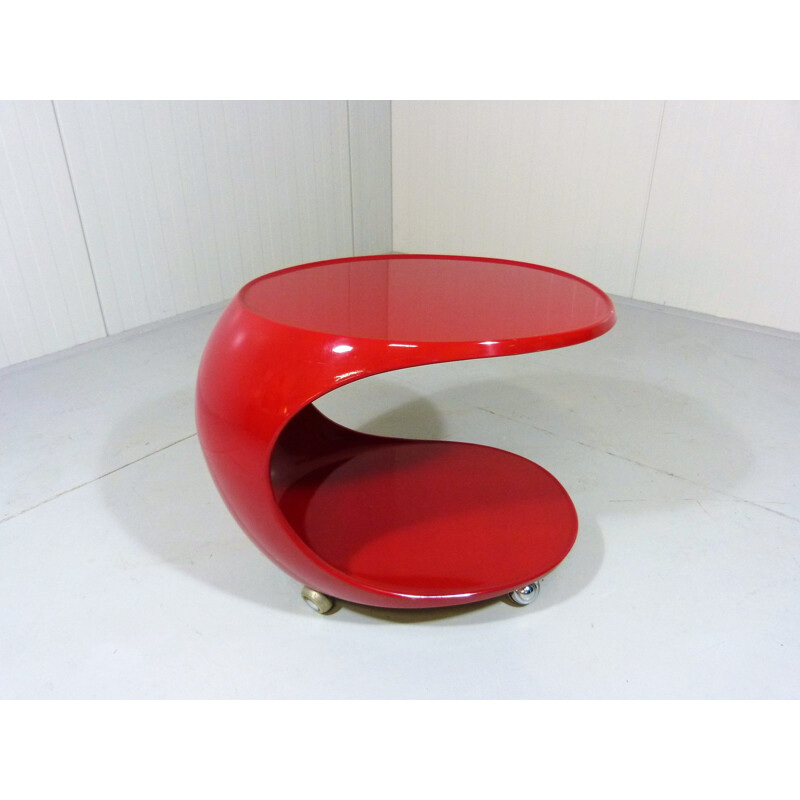 Vintage side table by Opal, Spaceage Germany 1960