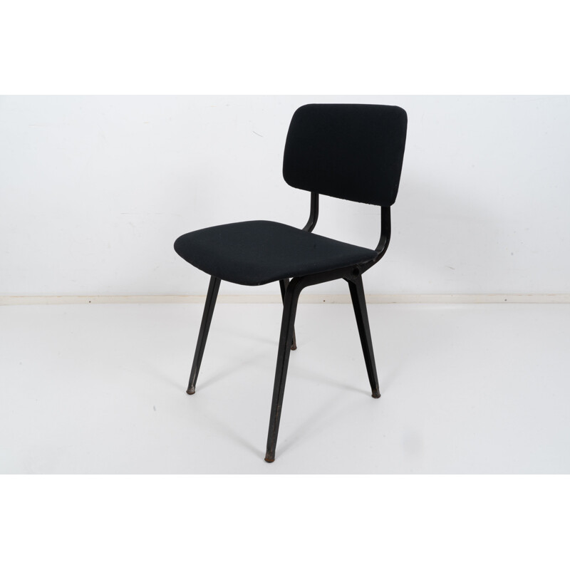 Vintage dining chair by Friso Kramer  black metal