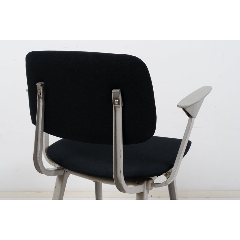 Vintage dining chair with armrests by Friso Kramer