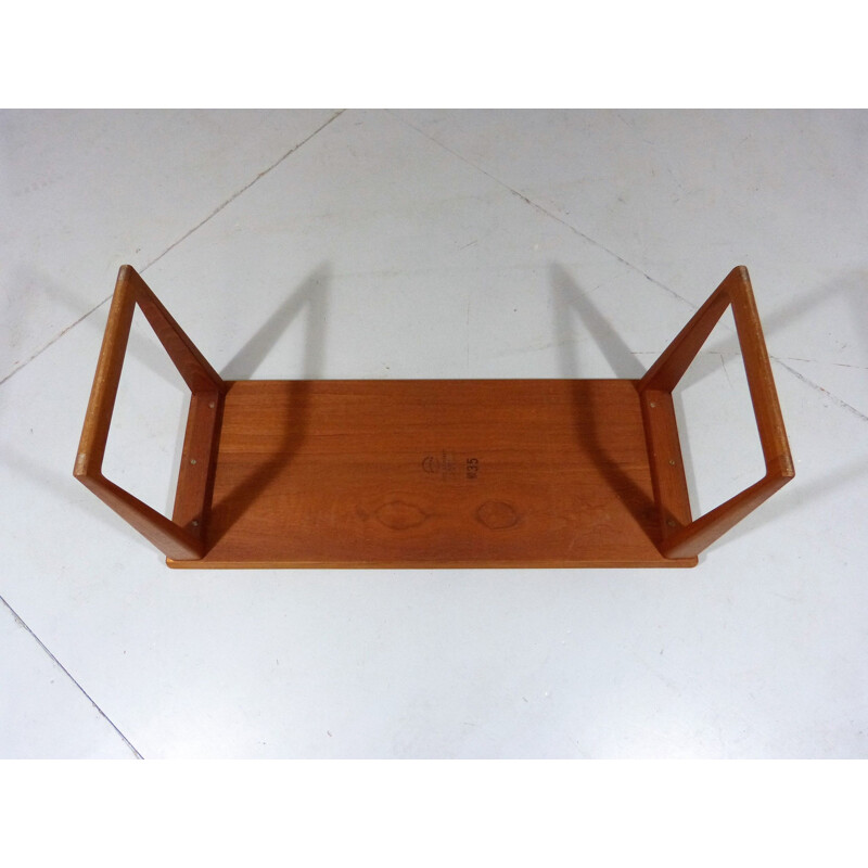 Vintage Teak wooden bench by Kai Kristiansen for Aksel Kjersgaard, Odder Denmark