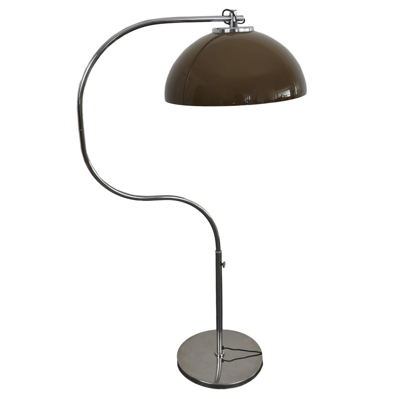 Lampadaire vintage Chrome Arc 1960