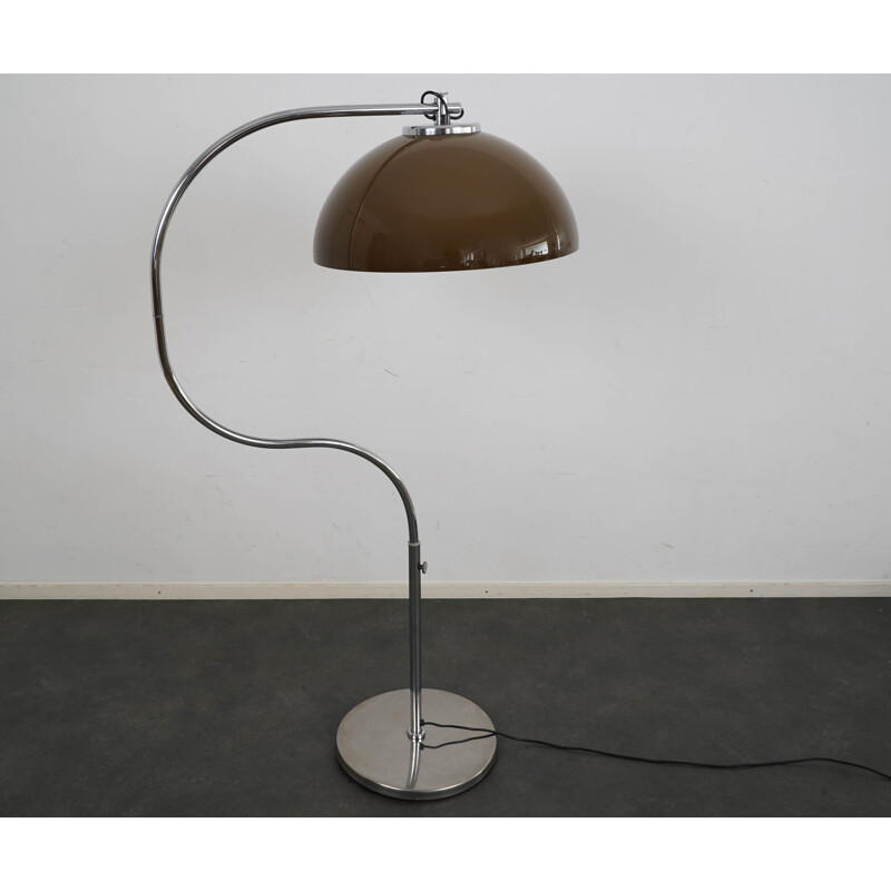 Lampadaire vintage Chrome Arc 1960