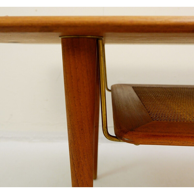 Vintage Teak Coffee Table FD516 by Peter Hvidt & Orla Molgaard Nielsen, Denmark, 1950