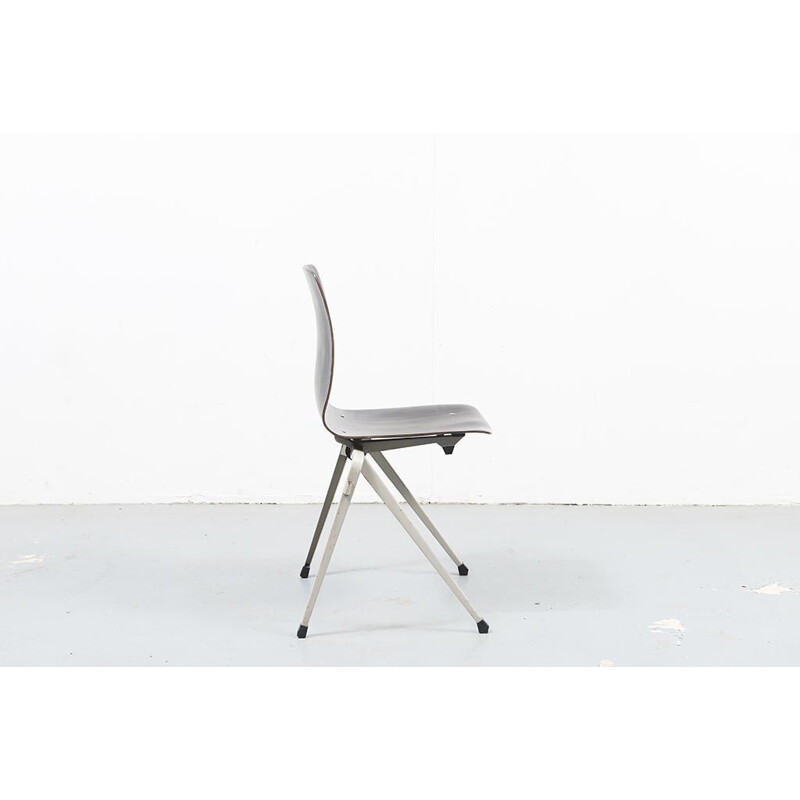 Vintage chairs Galvanitas S20 Ebony Light Grey 1960