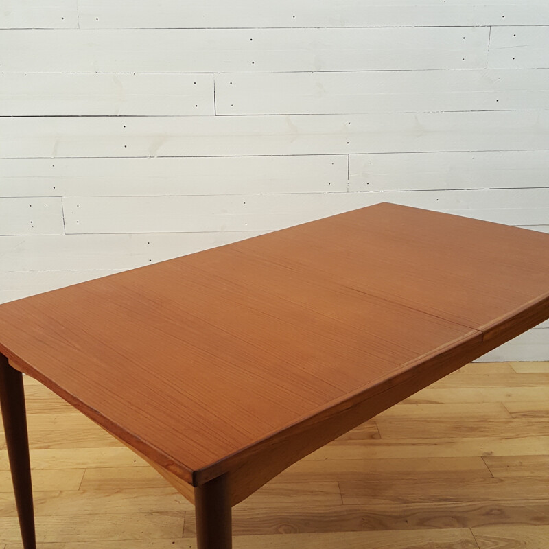 Scandinavian teak dining table - 1960s