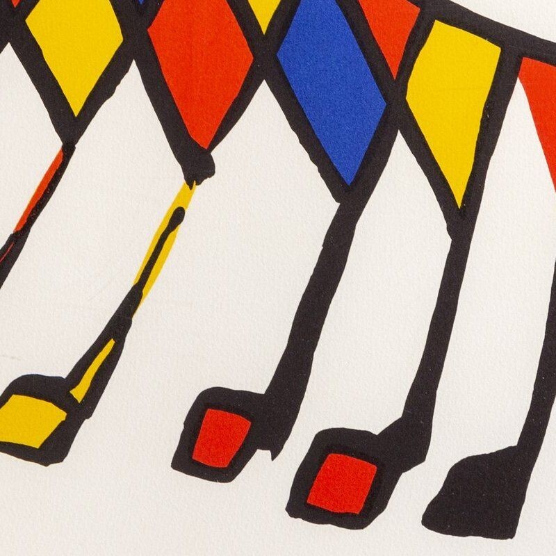 Lithographie vintage à tirage limité d'Alexander Calder, 1974