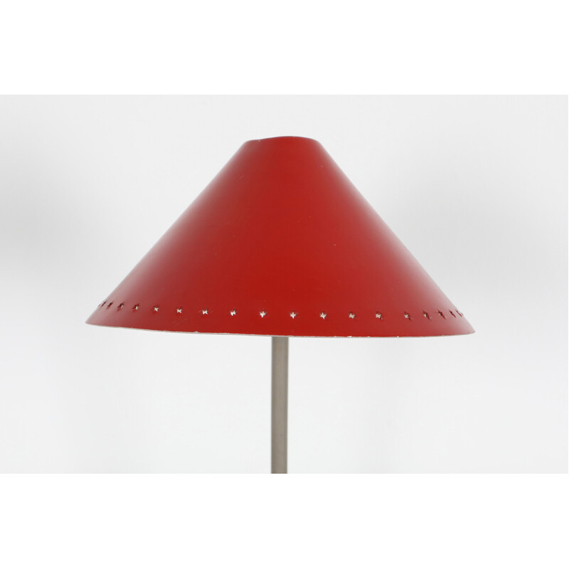 Vintage Pinocchio Lamp Red by Hala Zeist - 1950s