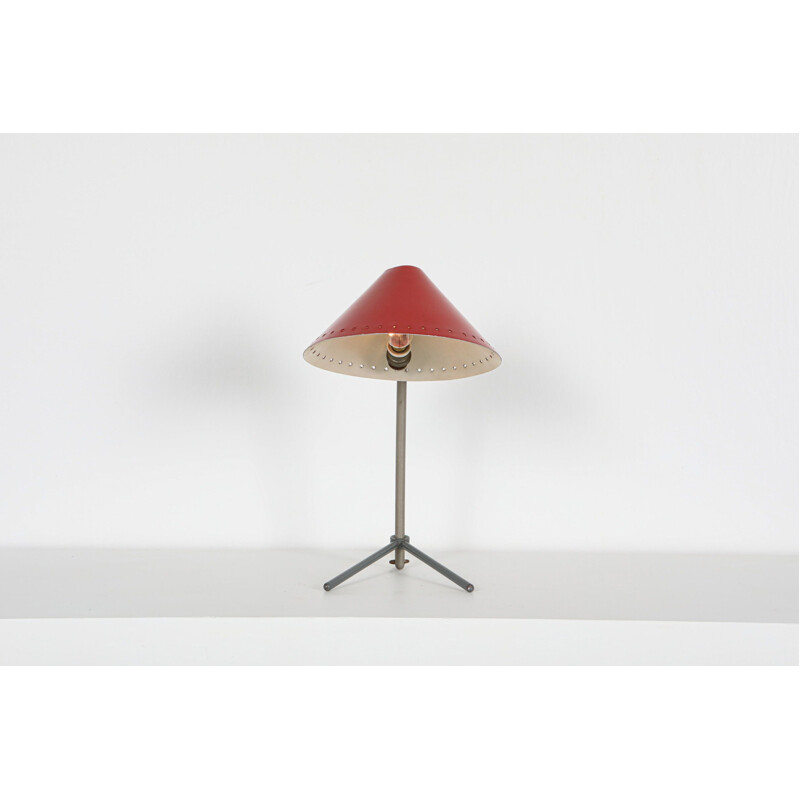 Vintage Pinocchio Lamp Red by Hala Zeist - 1950s