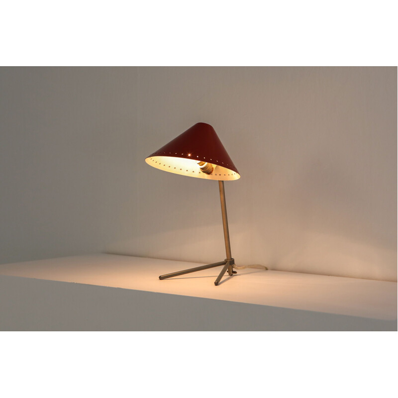 Vintage Pinocchio Lamp Red by Hala Zeist - 1950s