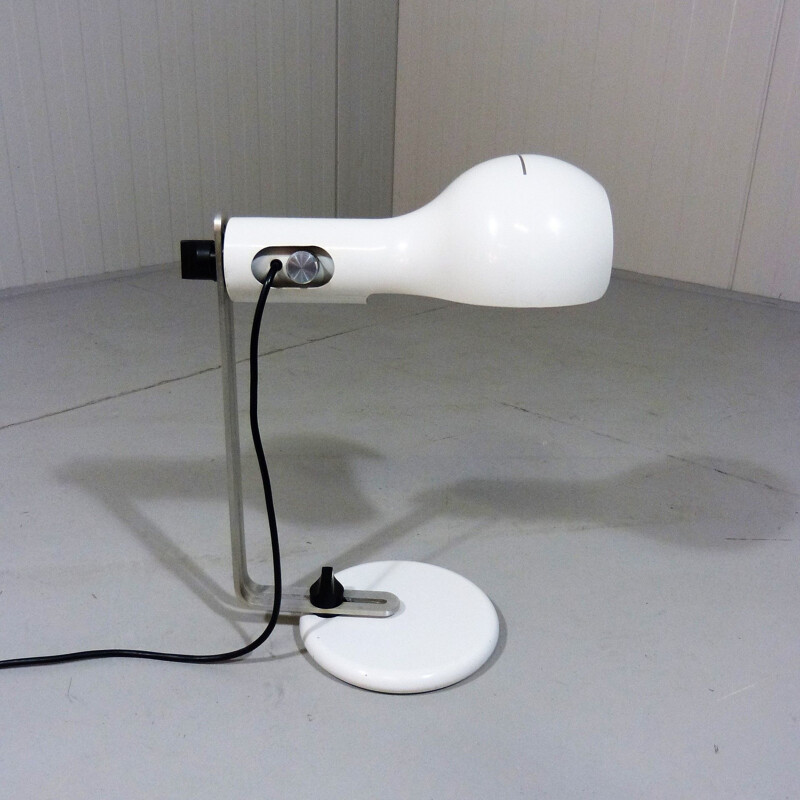 Vintage Table- and desk lamp Flash by Joe Colombo, for OLUCE, Italy