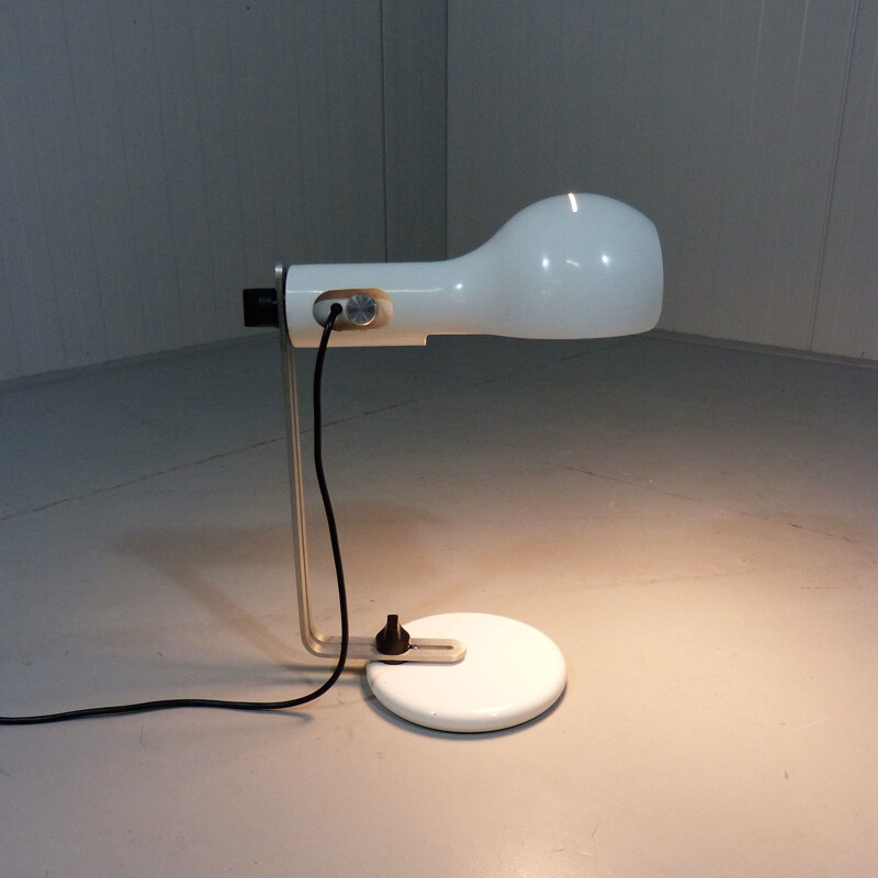 Vintage Table- and desk lamp Flash by Joe Colombo, for OLUCE, Italy