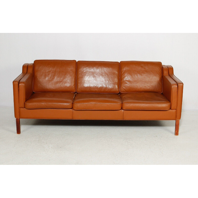 Vintage leather sofa Scandinavian